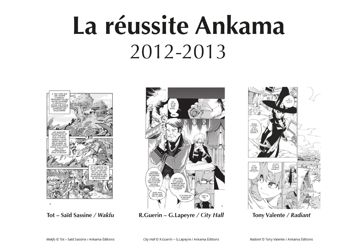 La réussite Ankama